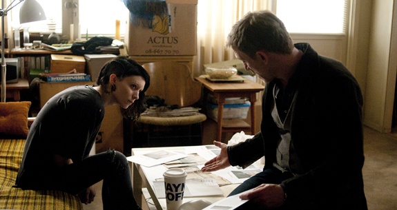 Rooney Mara and Daniel Draig The Girl with the Dragon Tattoo  Credit: Columbia Pictures
